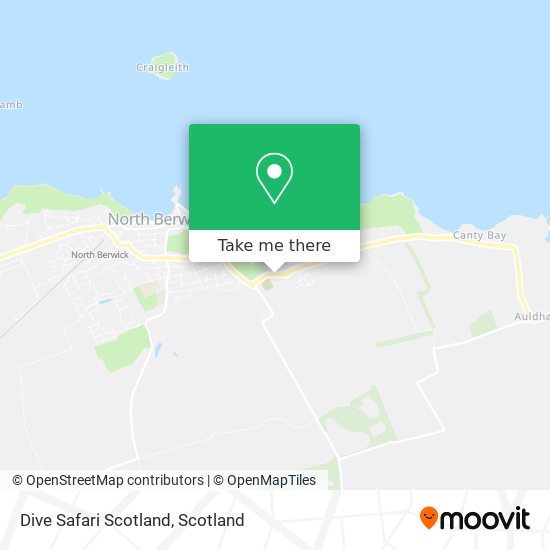 Dive Safari Scotland map