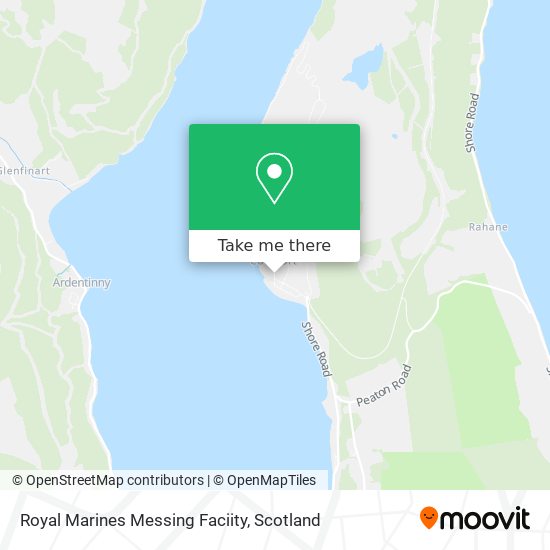 Royal Marines Messing Faciity map