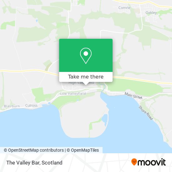 The Valley Bar map