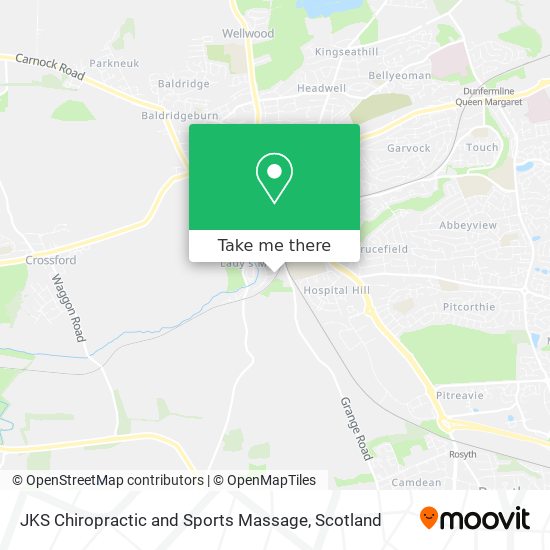 JKS Chiropractic and Sports Massage map