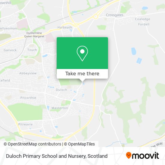 Duloch Primary School and Nursery map