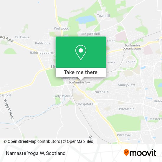 Namaste Yoga W map