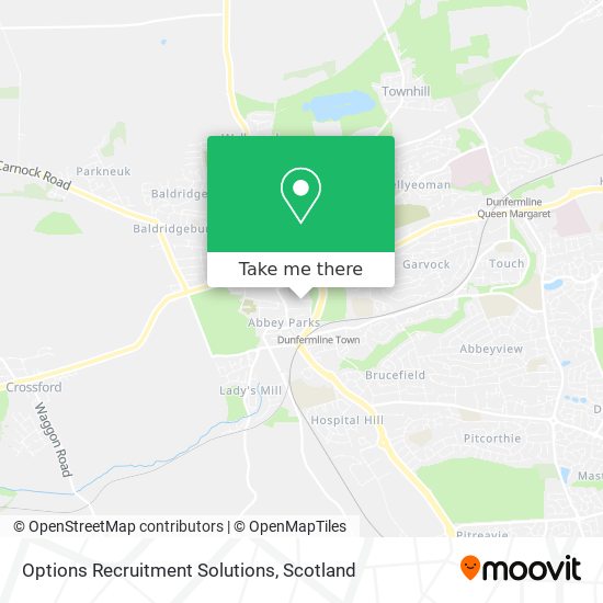 Options Recruitment Solutions map