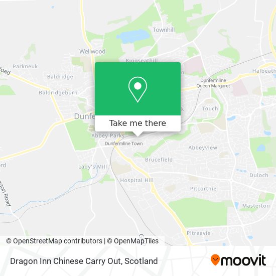 Dragon Inn Chinese Carry Out map