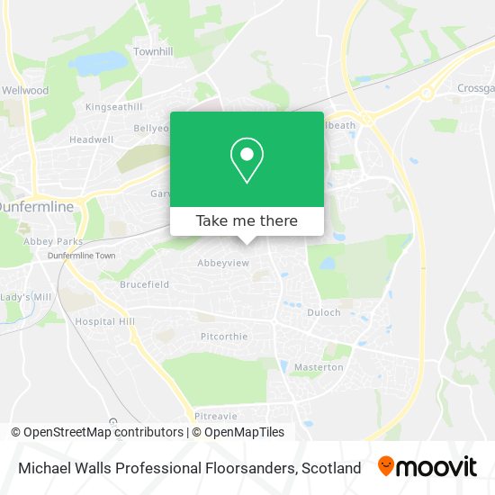 Michael Walls Professional Floorsanders map