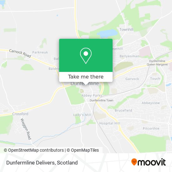 Dunfermline Delivers map