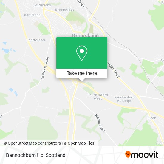 Bannockburn Ho map