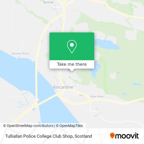 Tulliallan Police College Club Shop map