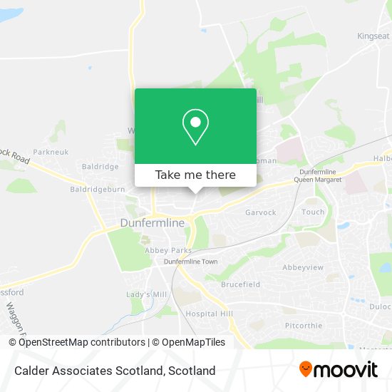 Calder Associates Scotland map