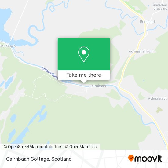 Cairnbaan Cottage map