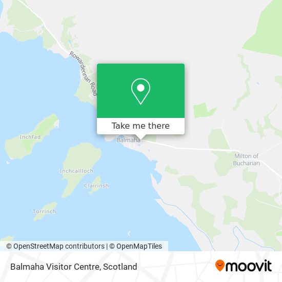 Balmaha Visitor Centre map