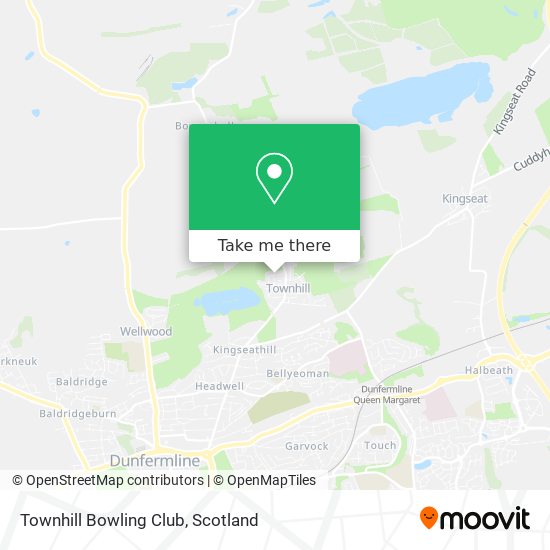 Townhill Bowling Club map