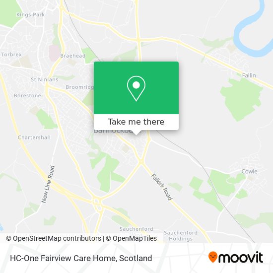 HC-One Fairview Care Home map