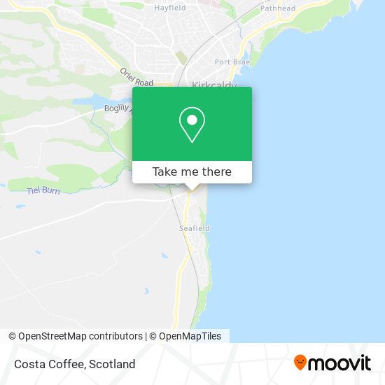 Costa Coffee map