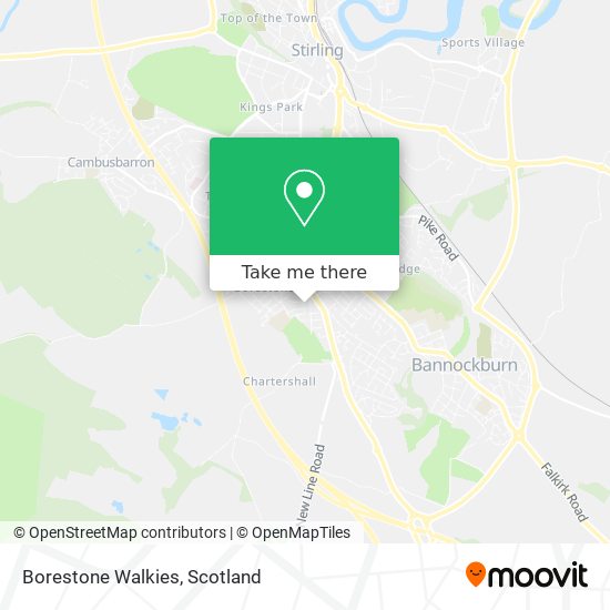 Borestone Walkies map