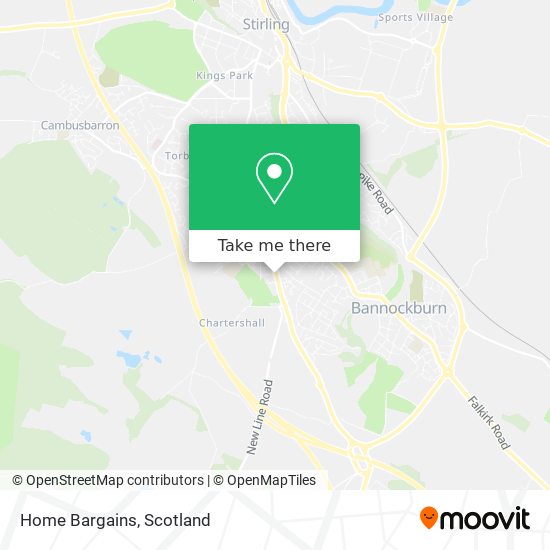 Home Bargains map