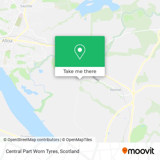 Central Part Worn Tyres map
