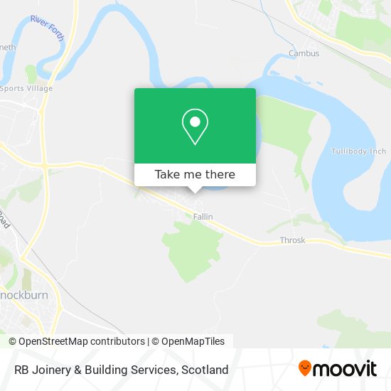 RB Joinery & Building Services map