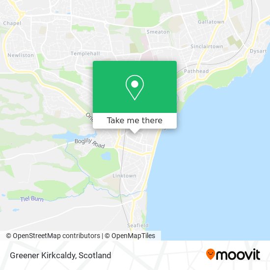 Greener Kirkcaldy map