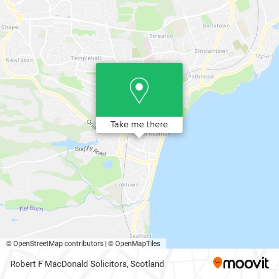 Robert F MacDonald Solicitors map