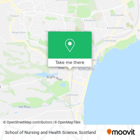 School of Nursing and Health Science map