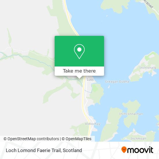 Loch Lomond Faerie Trail map