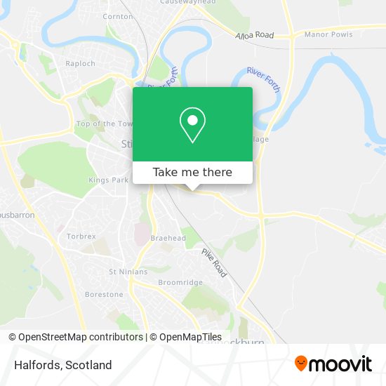 Halfords map