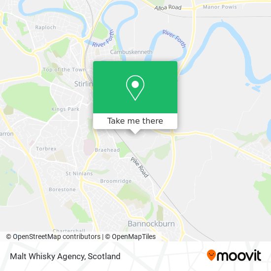 Malt Whisky Agency map