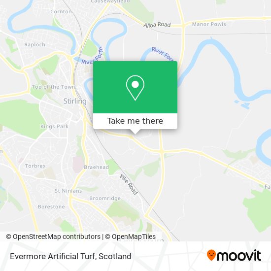 Evermore Artificial Turf map