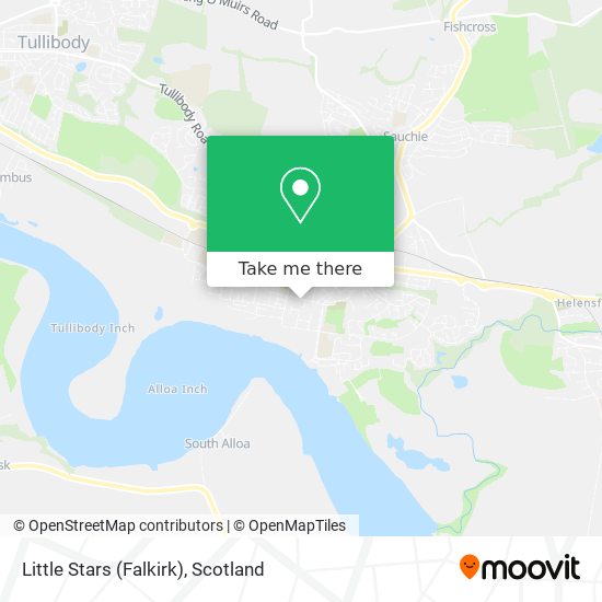 Little Stars (Falkirk) map