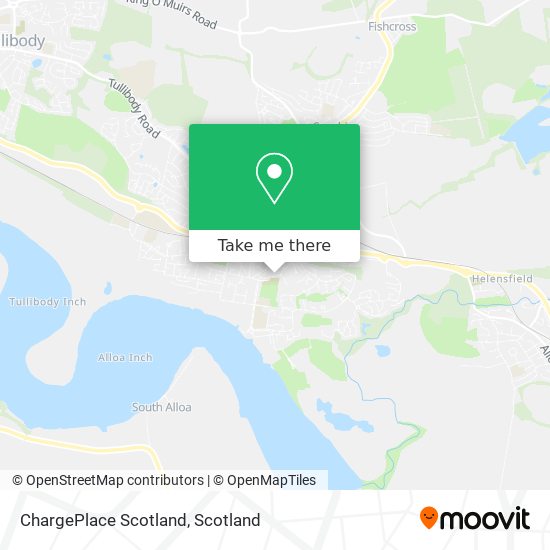 ChargePlace Scotland map