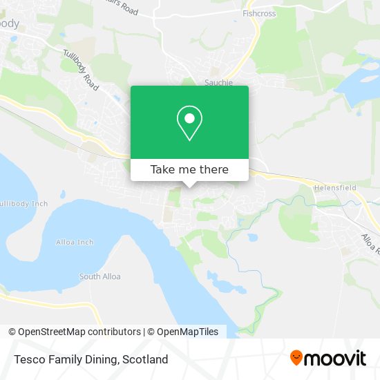 Tesco Family Dining map