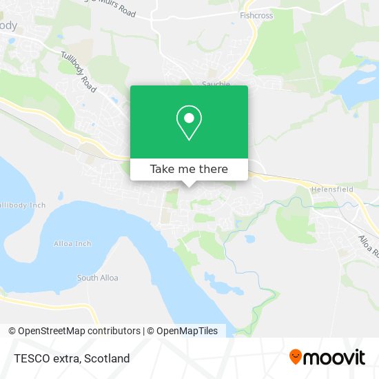 TESCO extra map