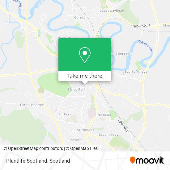 Plantlife Scotland map
