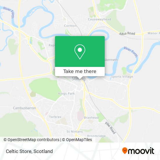 Celtic Store map