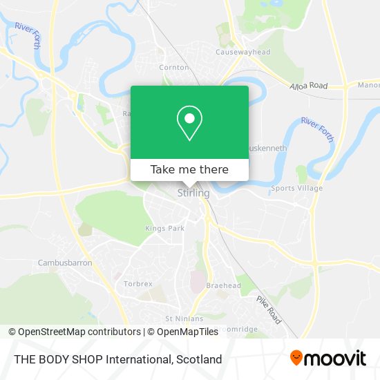 THE BODY SHOP International map