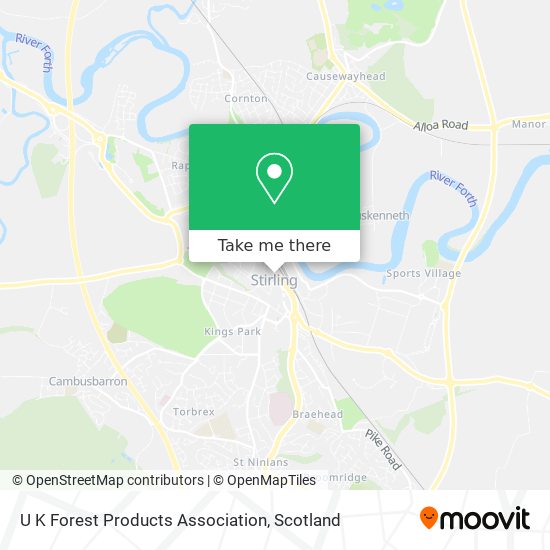 U K Forest Products Association map