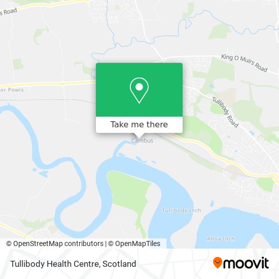 Tullibody Health Centre map