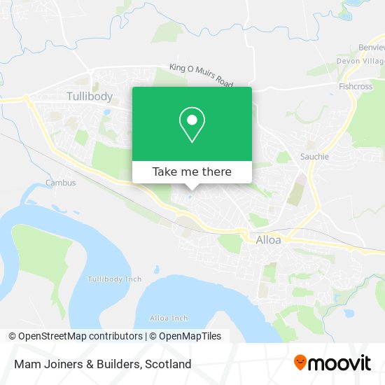 Mam Joiners & Builders map