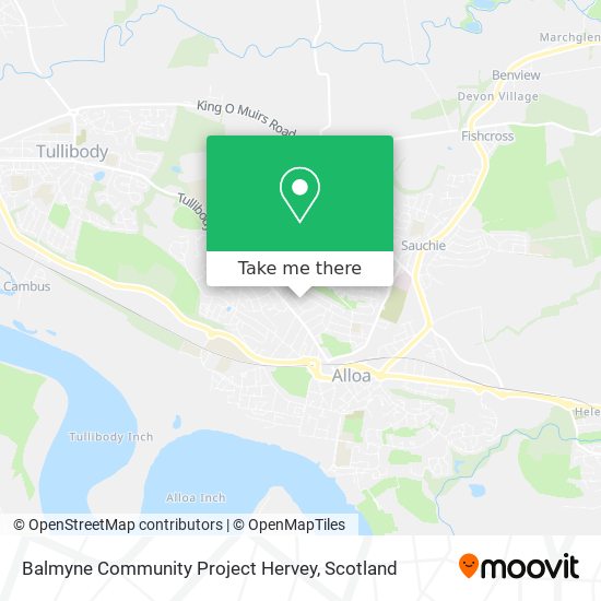 Balmyne Community Project Hervey map