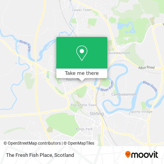 The Fresh Fish Place map