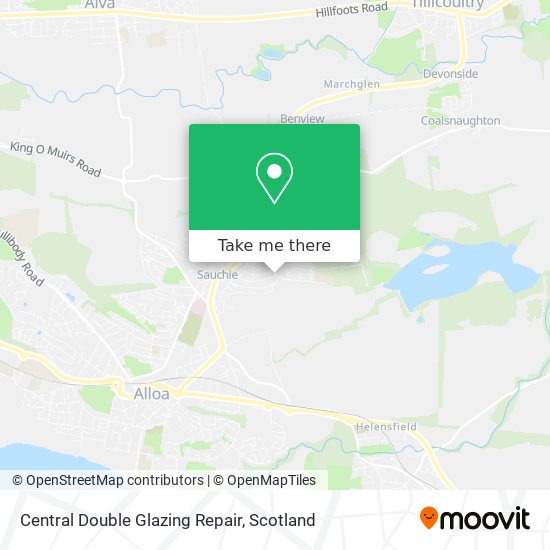 Central Double Glazing Repair map