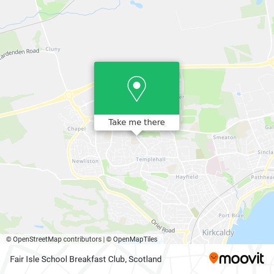 Fair Isle School Breakfast Club map