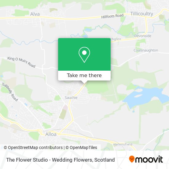 The Flower Studio - Wedding Flowers map