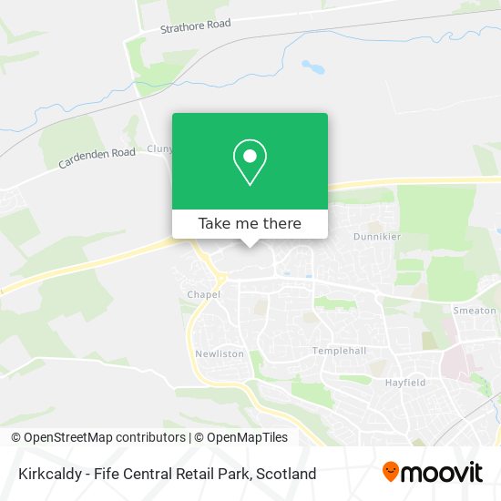 Kirkcaldy - Fife Central Retail Park map