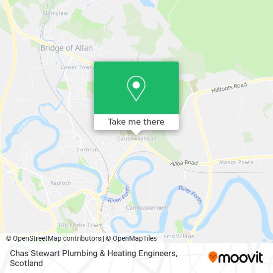 Chas Stewart Plumbing & Heating Engineers map