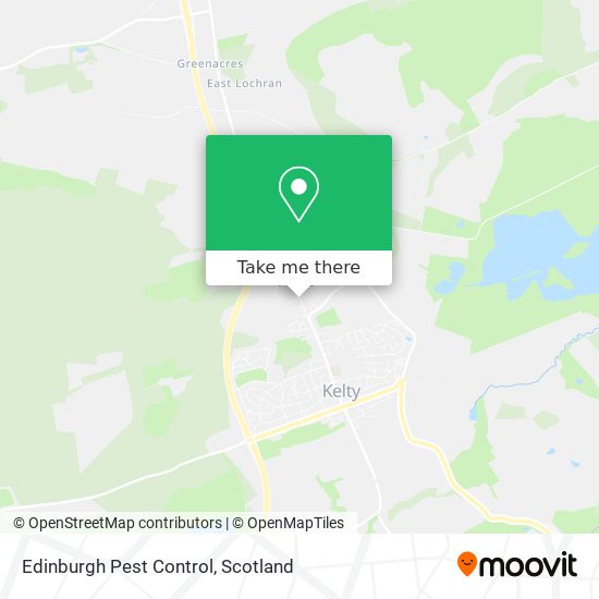 Edinburgh Pest Control map