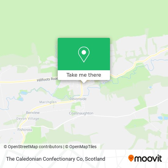The Caledonian Confectionary Co map