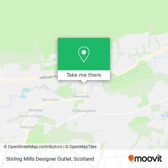 Stirling Mills Designer Outlet map