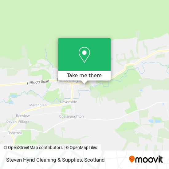 Steven Hynd Cleaning & Supplies map